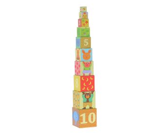 Vilac Folding tower of blocks animals