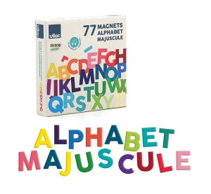 Vilac Wooden Magnetic Alphabet Big Letters 77 pcs