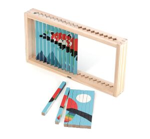 Vilac Wooden 4D Puzzle Animals