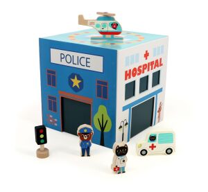 Vilac Pop'up Playset Rescue playset Ingela P. Arrhenius