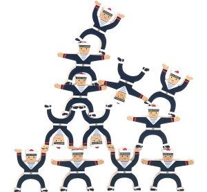 Vilac Wooden figures sailors