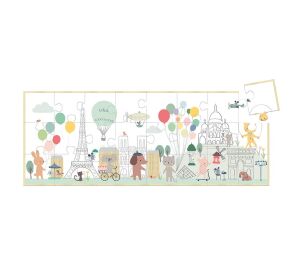 Vilac Panoramic Wooden Puzzle Paris - Sarah Betz