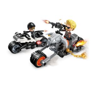 Qman Mine City Police W11011-3 Modified Motorbikes