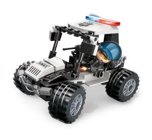 Qman Mine City Police W11011-4 Police Jeep