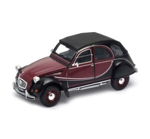 Welly Citroen 2CV 6 Charleston 1:24 black burgundy