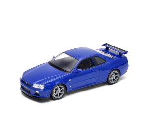 Welly Nissan Skyline GT-R - blue 1:24