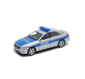 Welly 2016 Mercedes-Benz E-Class POLIZEI 1:34 silver with blue stripe