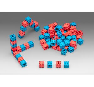 Wissner Dice red and blue 100 pcs