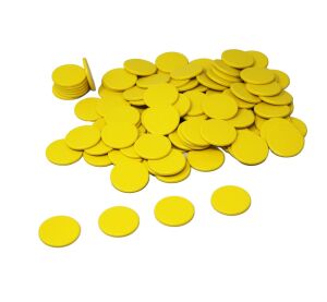 Wissner Tokens yellow 100 pcs