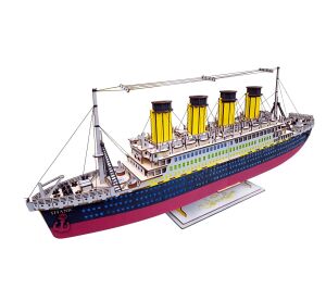 Woodcraft Wooden 3D Puzzle Titanic