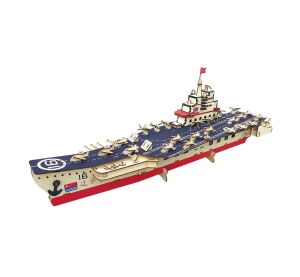 Woodcraft Wooden 3D puzzle Aircraft Carrier