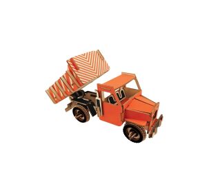 Woodcraft Wooden 3D Puzzle Dump Truck