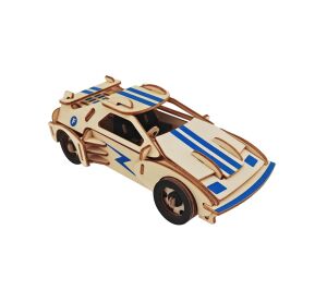 Woodcraft Wooden 3D Puzzle Racing Car F 20