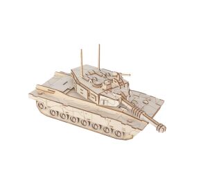 Woodcraft Wooden 3D Puzzle Tank M1 Abrams