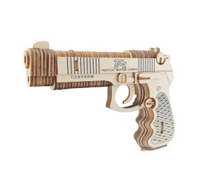 Woodcraft Wooden 3D Puzzle Pistol M92F