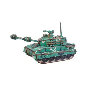 Woodcraft Wooden 3D Puzzle Medium Tank