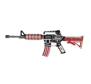 Woodcraft Wooden 3D Puzzle Assault Rifle M4