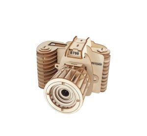 Woodcraft Wooden 3D Puzzle Camera