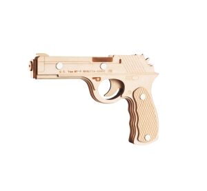 Woodcraft Wooden 3D Puzzle Beretta M9