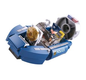 Sluban Police 4into1 M38-B0638A Hovercraft