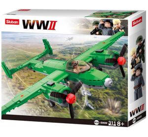 Sluban WWII M38-B0688 Soviet bomber Tupolev TU-2