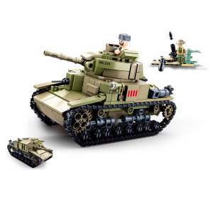 Sluban Army M38-B0711 Medium Italian Tank 2in1