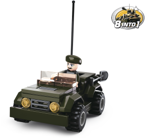 Sluban Army 8into1 M38-B0587F Jeep