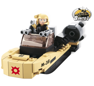 Sluban Army 8into1 M38-B0587H Assault Boat