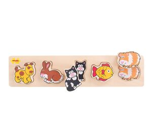 Bigjigs Baby Wooden Insert Puzzle Pets