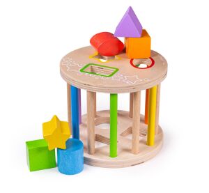 Bigjigs Baby Roller with shapes