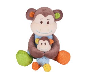 Bigjigs Baby Textile Figure Monkey Cheeky Large