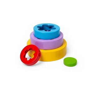 Bigjigs Toys Folding Flower Tower