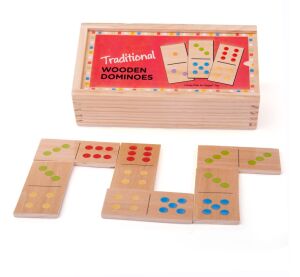 Bigjigs Toys Wooden dominoes classic