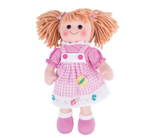 Bigjigs Toys Fabric Eva doll 34 cm