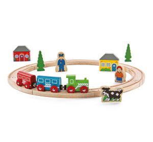 Bigjigs Rail My First Train Track 19 pieces