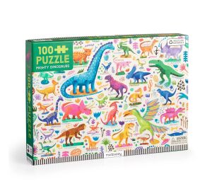 Mudpuppy Puzzle Mighty Dinosaurs 100 pieces