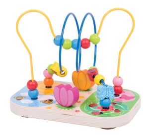 Bigjigs Baby Wooden Motor Labyrinth Meadow