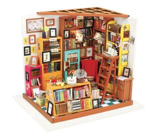 RoboTime 3D wooden puzzle Miniature house Sam's study