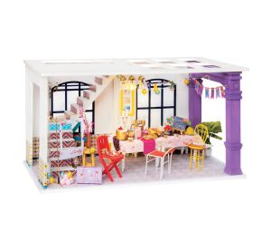 RoboTime 3D wooden jigsaw puzzle Miniature House Party in the dining room