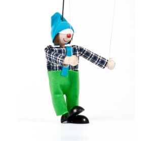 Gerlich Wooden puppet Bright Eyes