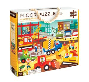 Petit Collage Floor puzzle building in the city
