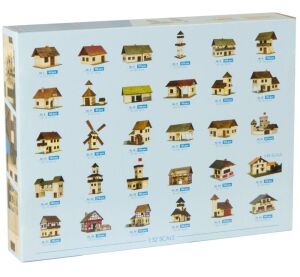Walachia Wooden gluing kit Town Hall