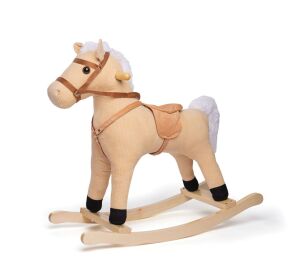 Bigjigs Toys Wooden Rocking Horse Beige