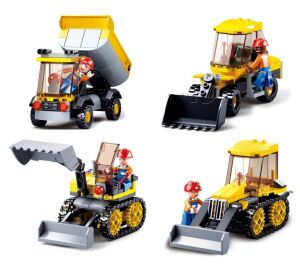 Sluban Town Builders M38-B0377 Display - 4sorts / 8pcs