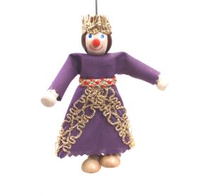 Gerlich Wooden Puppet Queen Elizabeth