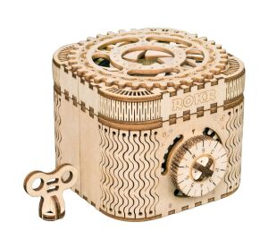 RoboTime 3D Wooden Mechanical Jigsaw Jewelry Box