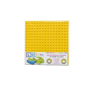 L-W Toys Building mat JUNIOR 16x16 points yellow