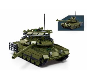 Sluban Model Bricks M38-B1377 Tank T-90M-S in 1:35 scale