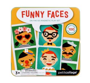 Petit Collage Magnetic Puzzle Happy Faces