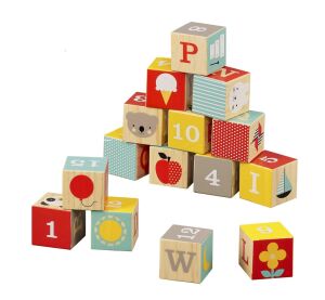 Petit Collage Wooden blocks ABC